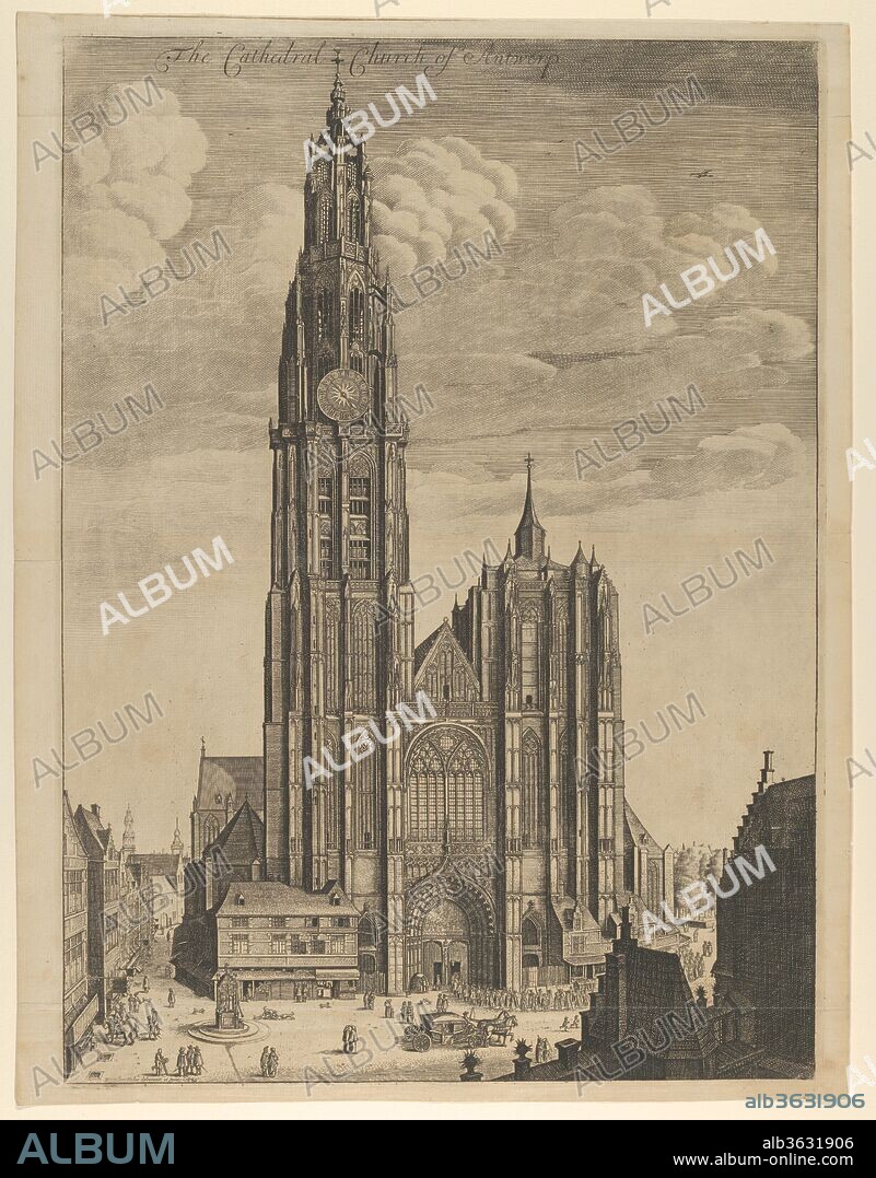 Antwerp Cathedral (Prospectvs Tvrris Ecclesiæ Cathedralis). Artist: Wenceslaus Hollar (Bohemian, Prague 1607-1677 London). Dimensions: Sheet: 18 3/4 x 14 5/16 in. (47.6 x 36.4 cm)
Plate: 18 1/16 x 13 3/16 in. (45.9 x 33.5 cm). Date: 1649.