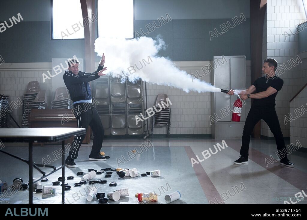 JEREMY RENNER and JON HAMM in TAG, 2018, directed by JEFF TOMSIC. Copyright NEW LINE CINEMA.