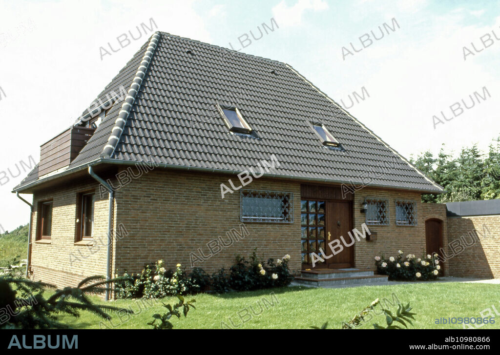 Home of Hans Rosenthal at Uterum on Foehr island, Germany 1980.