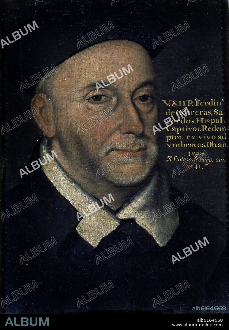 LUIS DE VARGAS (1505-1567). RETRATO FERNANDO DE CONTRERAS CONOCIDO COMO EL VENERABLE CONTRERAS - 1541.
