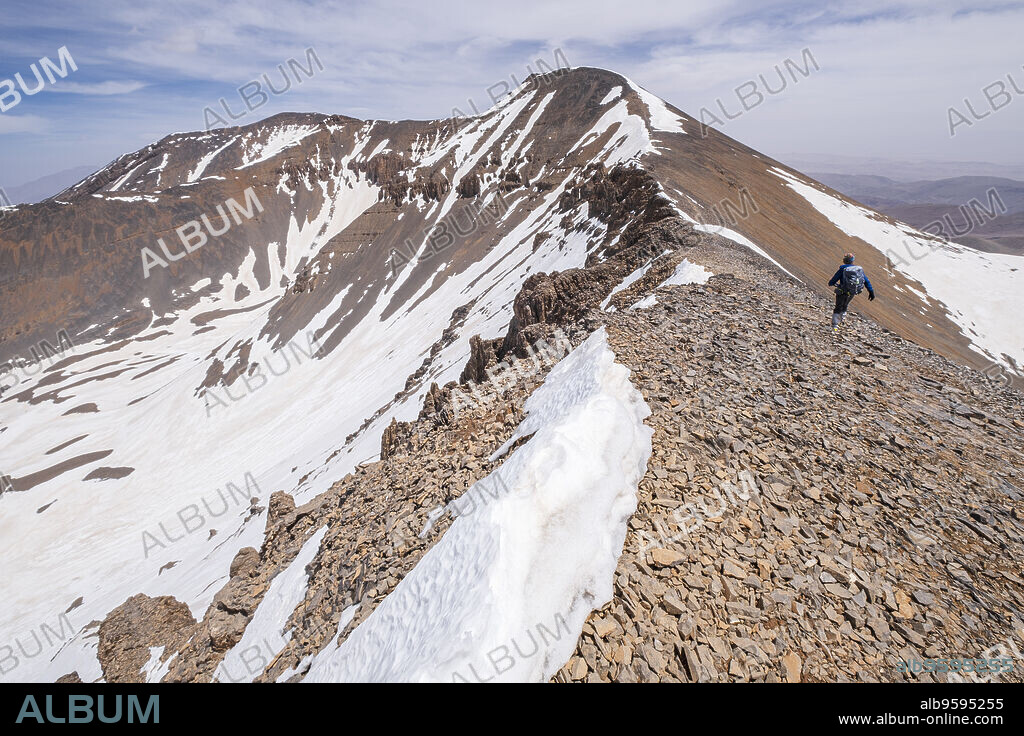 Ighil M'Goun, 4,071 meters, Atlas mountain range, morocco, africa.
