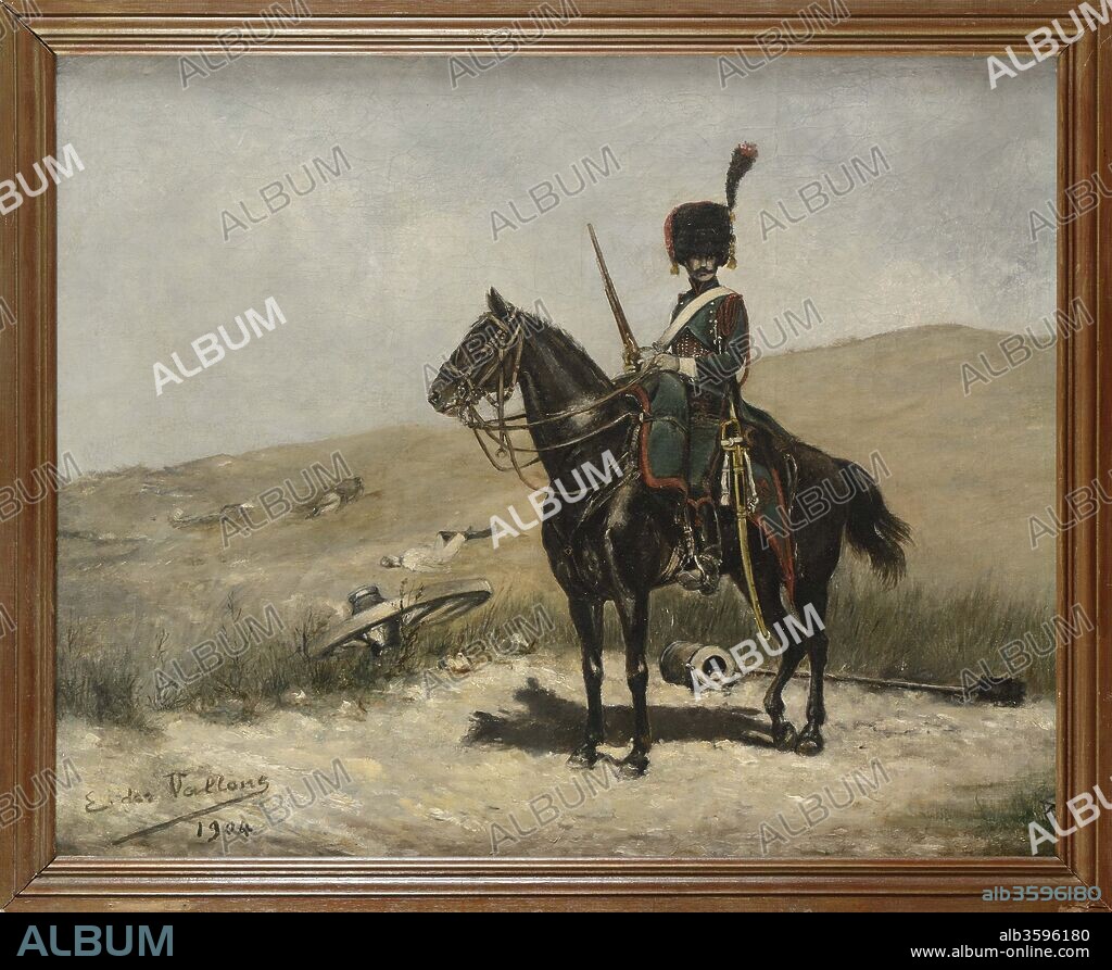 E. DES VALLANS. Chasseur à cheval de la Garde impériale (Horse Chasseurs of the Imperial Guard).