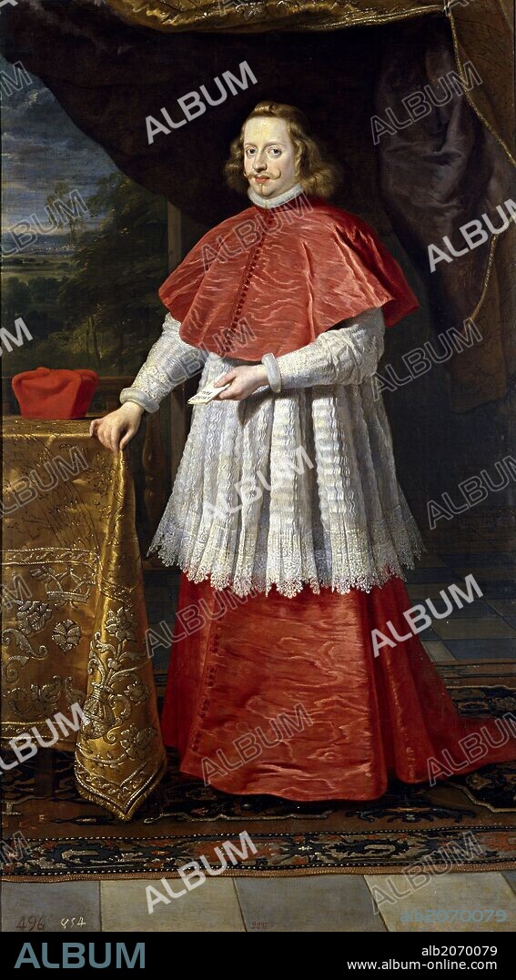 Gaspar de Crayer / 'Cardinal-Infante Ferdinand of Austria', 1639, Flemish School, Oil on canvas, 219 cm x 125 cm, P01472.