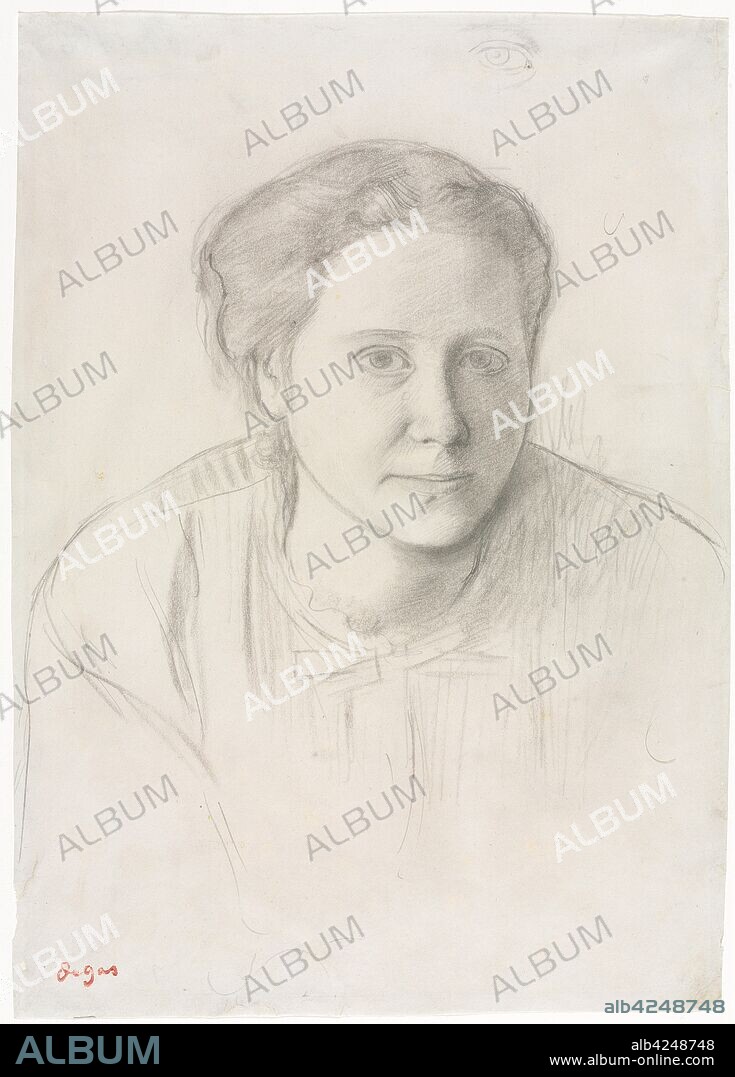 Victoria Dubourg, c. 1866. Edgar Degas (French, 1834-1917). Graphite; sheet: 30.9 x 21.9 cm (12 3/16 x 8 5/8 in.).