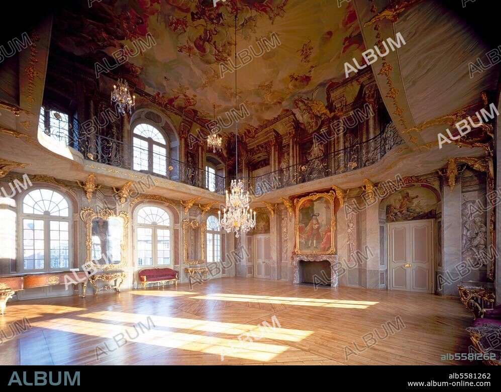 Münster, Erbdrostenhof / Großer Saal, 1753-1757 © Achim Bednorz Filmsize: 9 × 12 cm/4 × 5''.