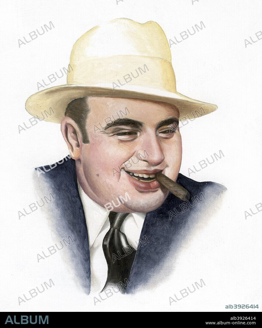 'Al Capone', 2007. American gangster Alphonse Gabriel Capone (1899-1947) led a crime syndicate dedicated to the illegal traffic of alcohol during the time of their prohibition in the 1920s and 1930s.