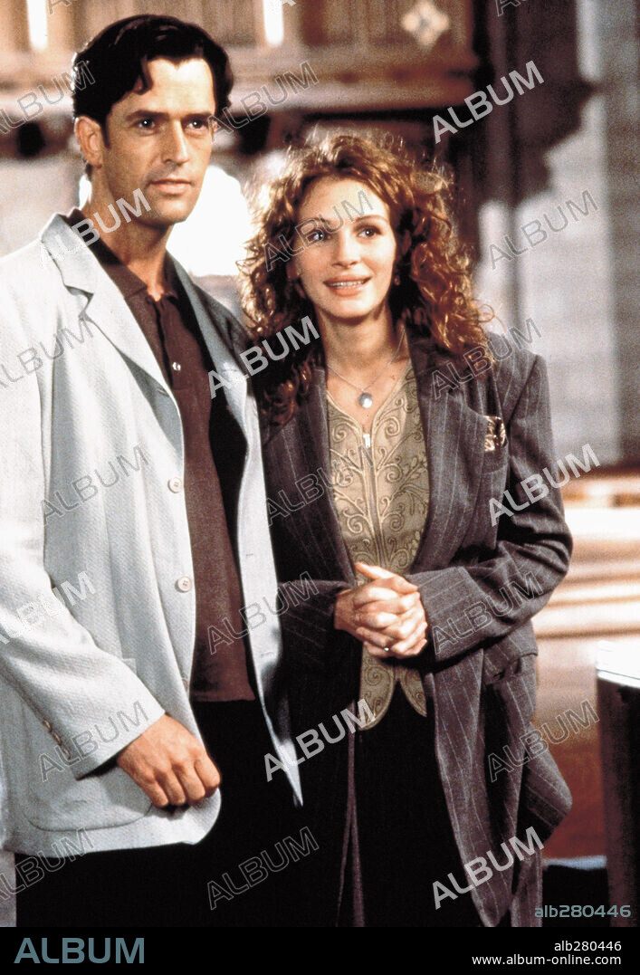 JULIA ROBERTS y RUPERT EVERETT en LA BODA DE MI MEJOR AMIGO, 1997 (MY BEST FRIEND'S WEDDING), dirigida por P. J. HOGAN. Copyright COLUMBIA PICTURES.