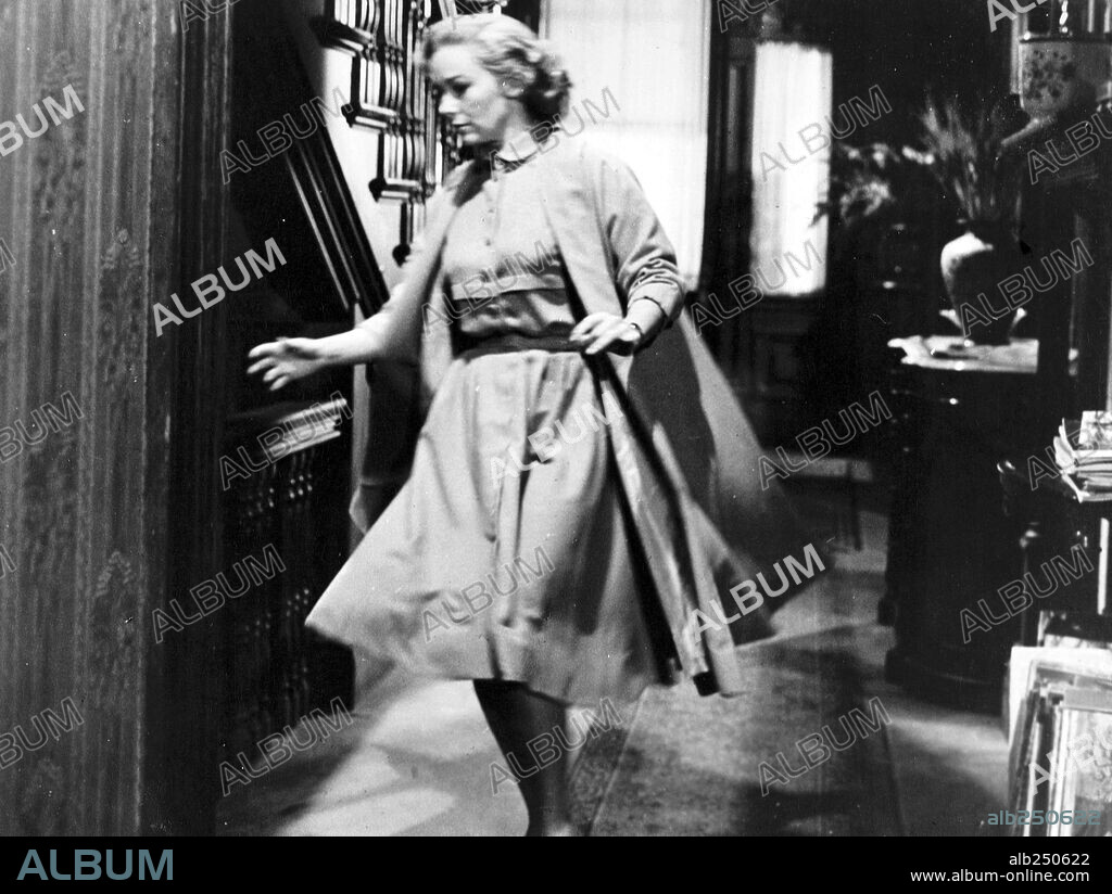 VERA MILES en PSICOSIS, 1960 (PSYCHO), dirigida por ALFRED HITCHCOCK. Copyright SHAMLEY PRODUCTIONS.
