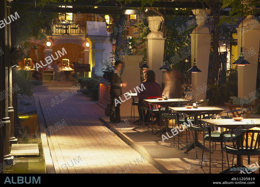 Kaiser Cafe in grounds of Garden of Dreams, Thamel, Kathmandu, Nepal, Asia.