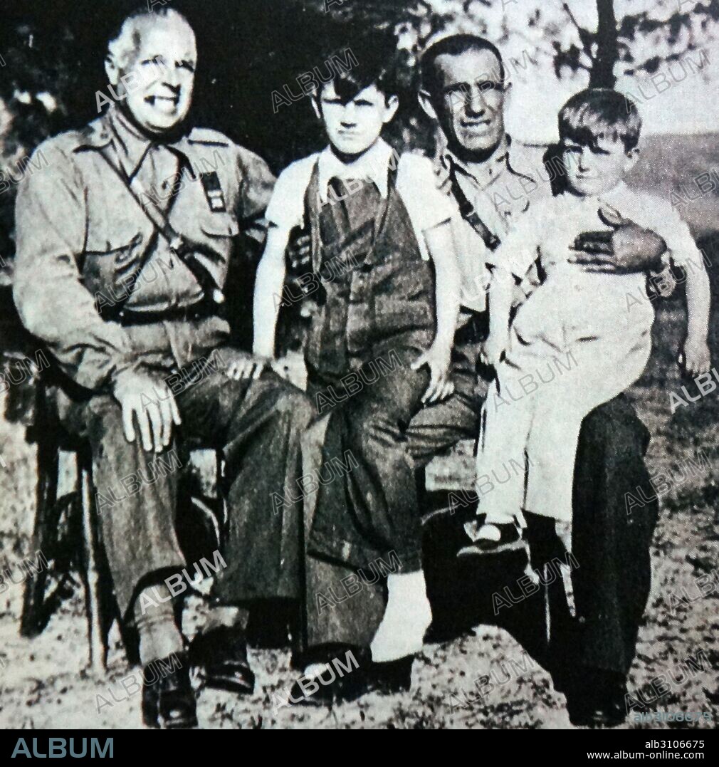 Juan Perea Capulino (1890 - 1967) a Republican colonel in the Spanish Civil War with Cipriano Mera Sanz (1897 – 1975) a Spanish military and political figure during the Second Spanish Republic. in the battle of Brunete (July 1937). Mera replaced Juan Perea Capulino in command of the IV Army Corps of the Center.