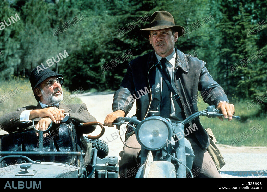 HARRISON FORD and SEAN CONNERY in INDIANA JONES AND THE LAST