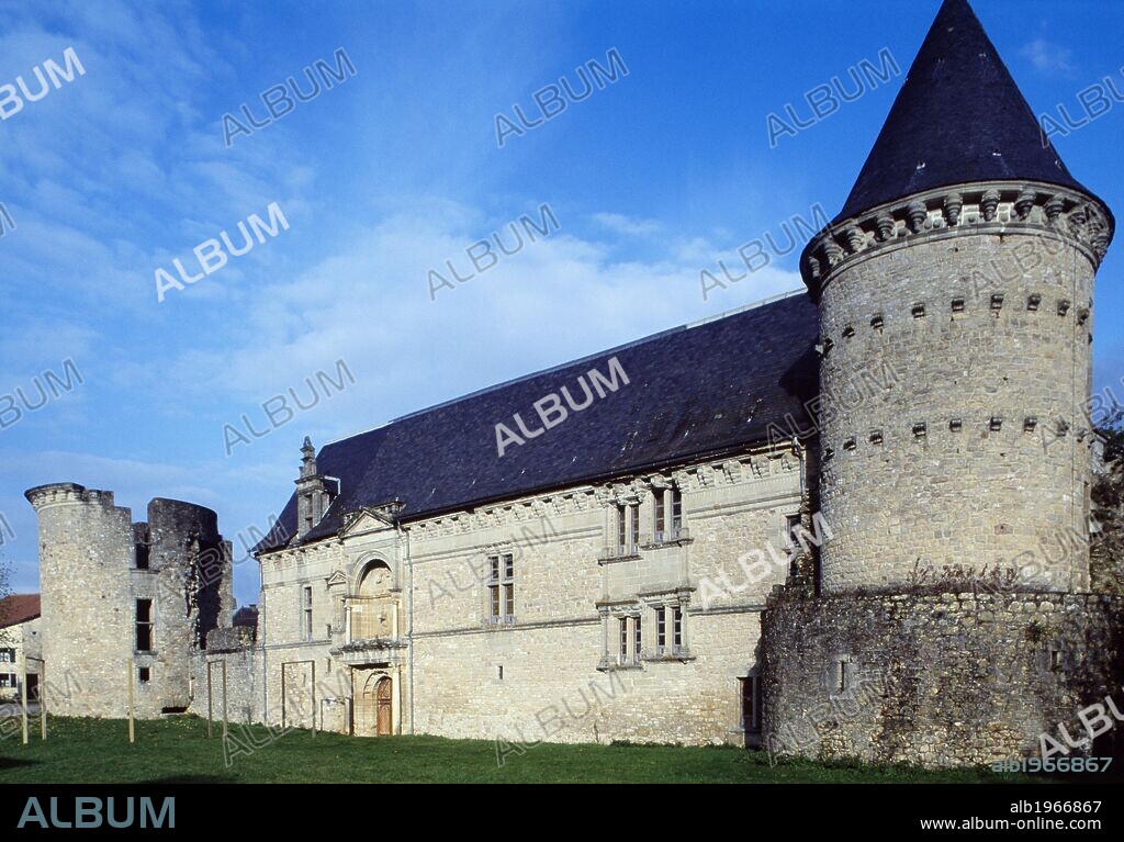 View of Assier Castle, 1518-1535, Midi-Pyrenees. France, 16th century.