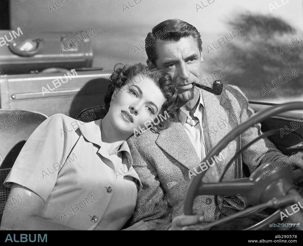 CARY GRANT and PAULA RAYMOND in CRISIS, 1950, directed by RICHARD BROOKS. Copyright M.G.M.