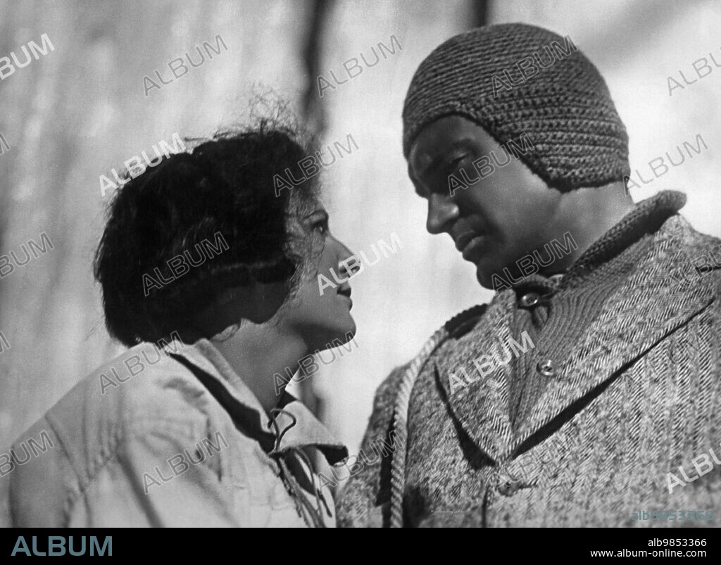 Leni Riefenstahl and Gustav Diessl in The White Hell of Piz Palü [automated translation].