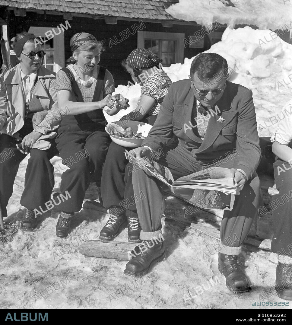 Ski region at Feldberg in the Black Forest, Germany 1930s.