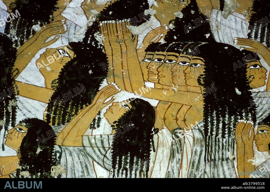 Tomb Painting of Mourners