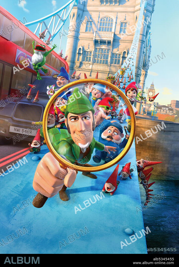 SHERLOCK GNOMES, 2018 (GNOMEO & JULIET: SHERLOCK GNOMES), dirigida por JOHN STEVENSON. Copyright MGM / Paramount Animation / Rocket Pictures.