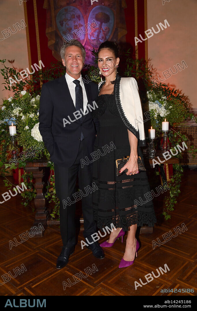 Adriana Abascal López-Cisneros y Prince Emanuele Filiberto. Rome, Italy: Rome, Palazzo Ruspoli Gala Dinner for the Omar Harfouch Concert at the Italian Parliament, In the photo: Emanuele Filiberto Adriana Abascal (Credit Image: © Vincenzo Landi/IPA via ZUMA Press).