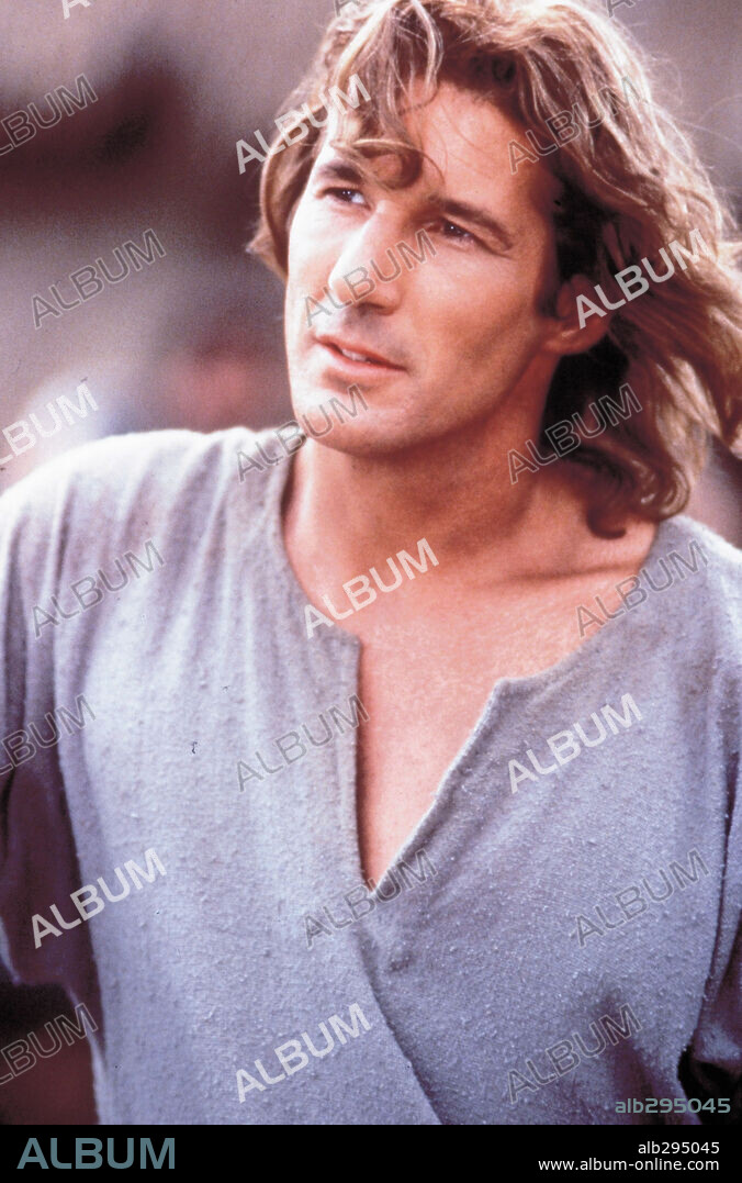 RICHARD GERE und LANCELOT. RICHARD GERE in FIRST KNIGHT, 1995, unter der Regie von JERRY ZUCKER. Copyright COLUMBIA TRI STAR.