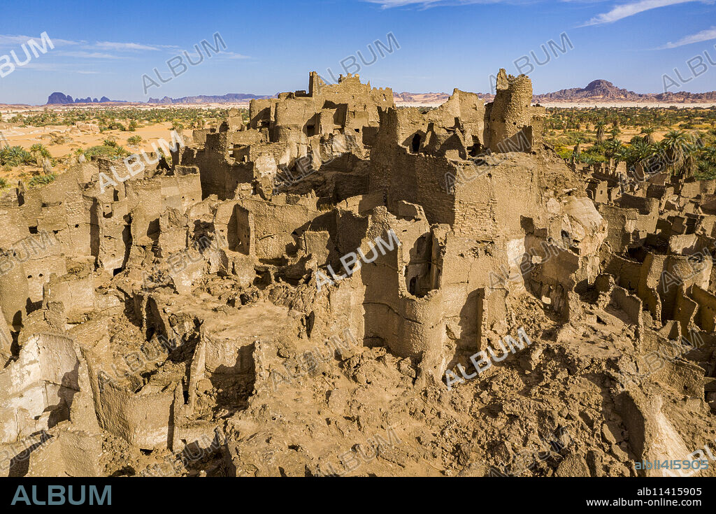 Fort of Pacot (Fort Djado), Djado plateau, Tenere Desert, Sahara, Niger, Africa.