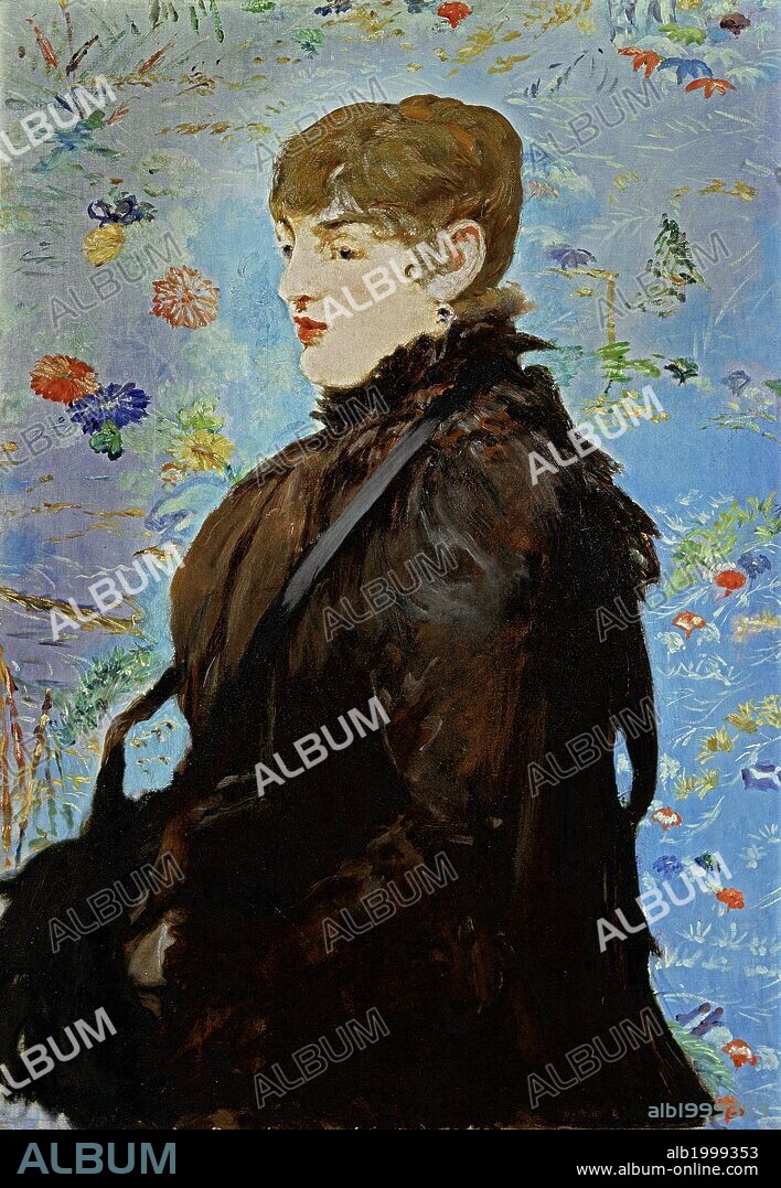 EDOUARD MANET. Édouard Manet / 'El otoño (Mery Laurent)', 1882, Óleo sobre lienzo, 73 × 51 cm.