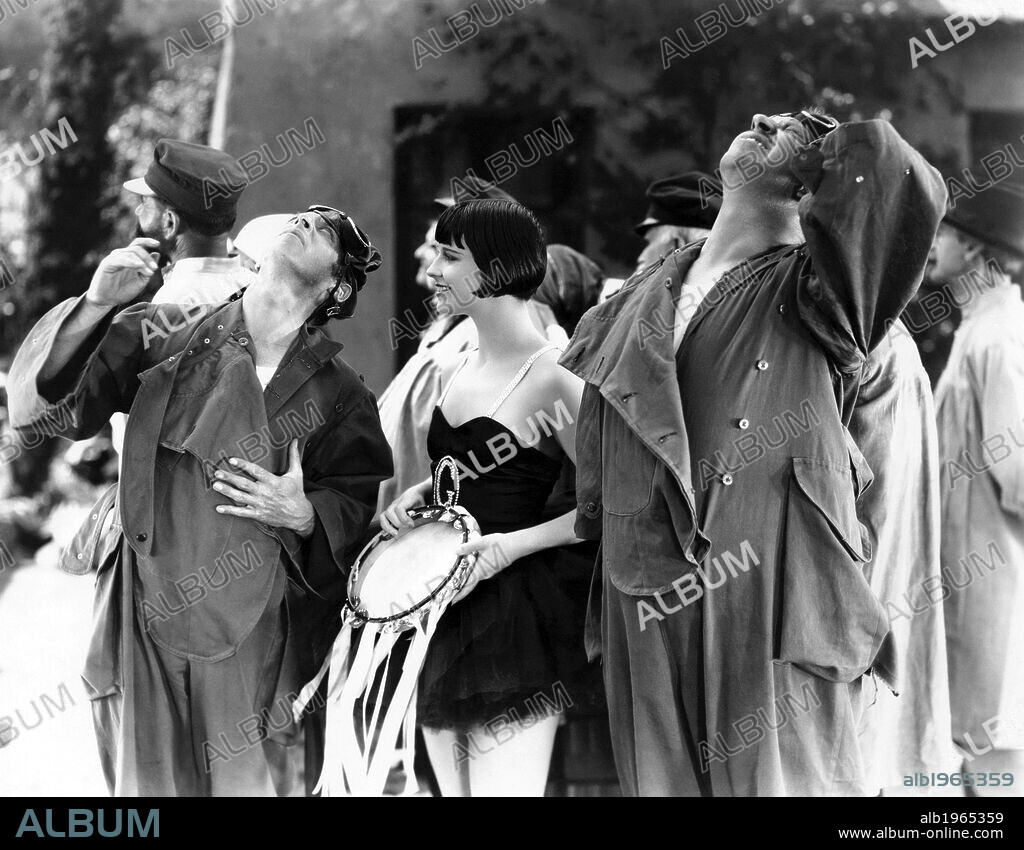 LOUISE BROOKS in NOW WE'RE IN THE AIR, 1927, directed by FRANK R. STRAYER. Copyright PARAMOUNT PICTURES.