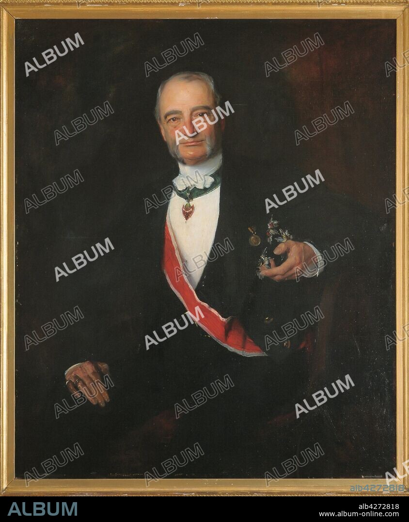 PHILIP DE LASZLO. Portrait of Bohuslav, Count Chotek of Chotkow and Wognin (1829-1896).