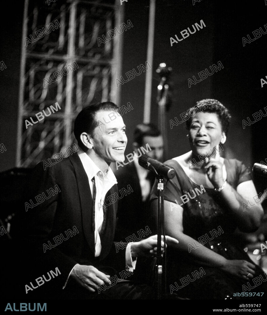 ELLA FITZGERALD and FRANK SINATRA. 1950