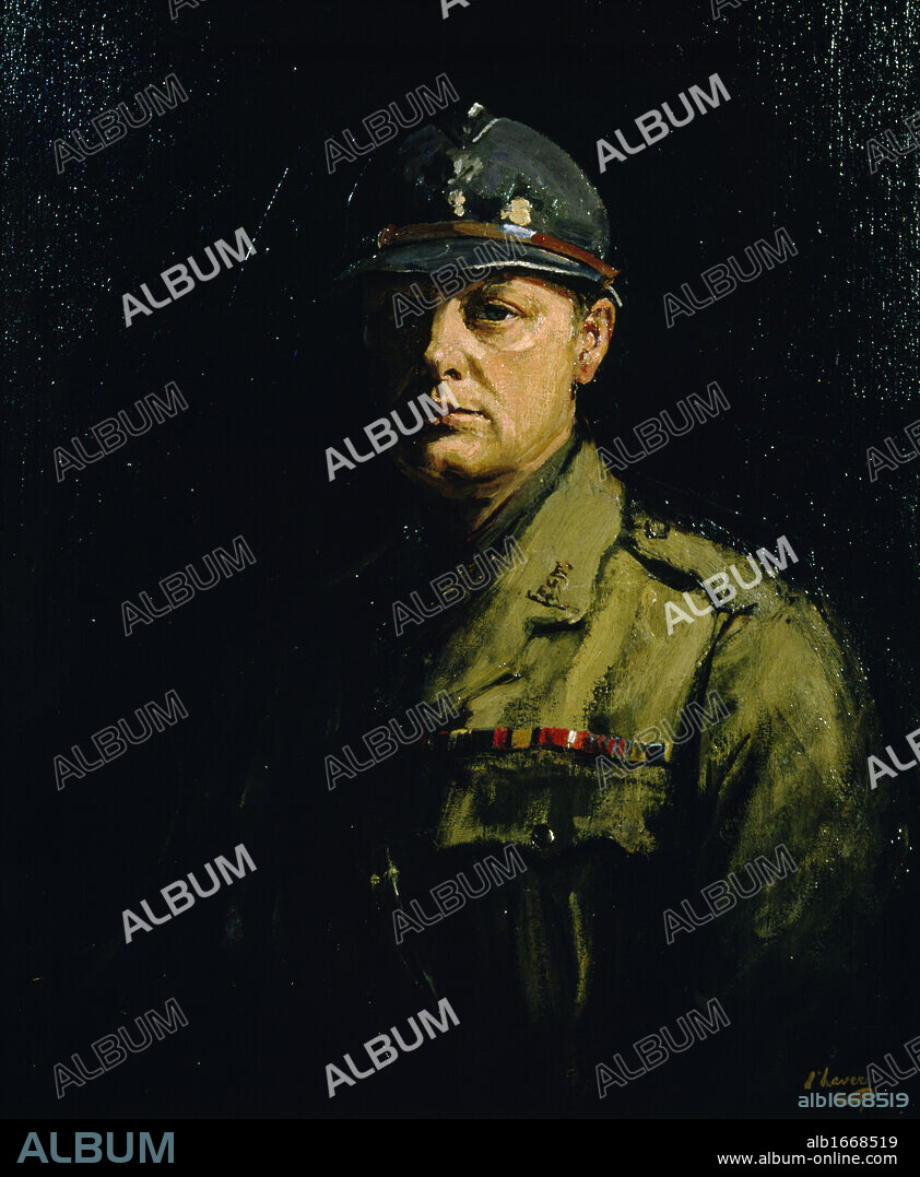 JOHN LAVERY. Winston Churchill as a Young Man by Sir John R.H. Lavery, 1856-1941.