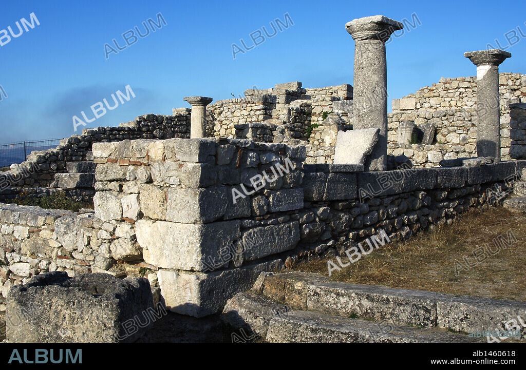 Albania. Byllis. Founded by the Illirians in the 4th century B.C. Early Christian Cathedral. 4th and 5th centuries.