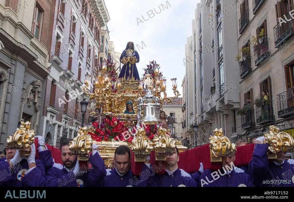 Madrid, 03/30/2018. Holy Week, Good Friday. Procession of the Christ of Medinaceli. Photo: of San Bernardo Archdc.