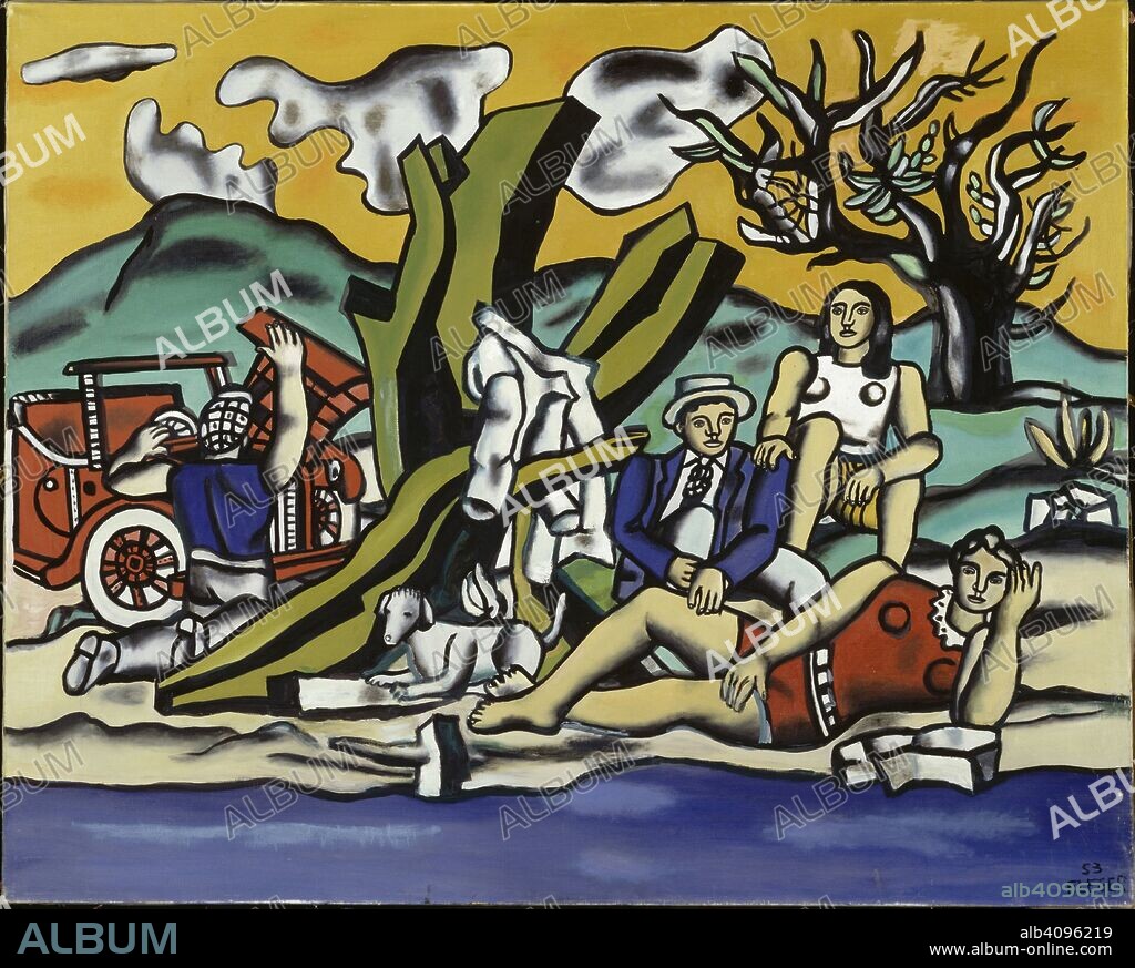 FERNAND LEGER. La Partie de campagne (Deuxième état).