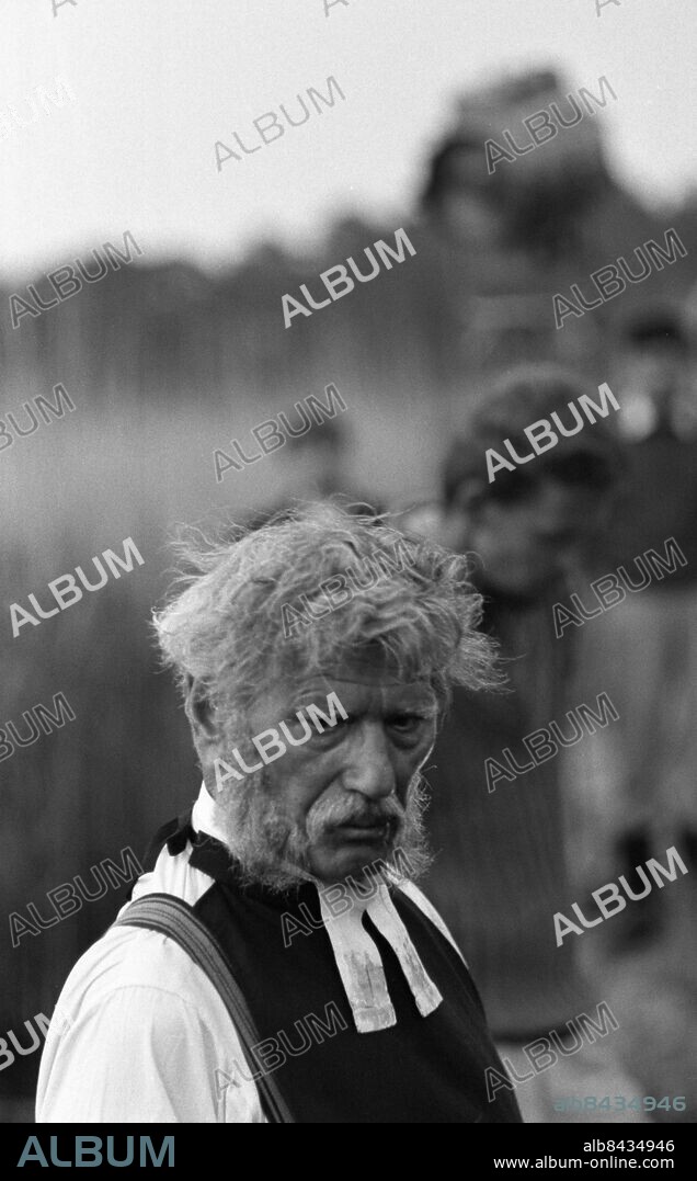 1965.. Pastor Nordström (Edvin Adolphson) Från inspelningen av Hemsöborna. Sänt första gången 1966-02-19 persons: EDVIN ADOLPHSON sites: SVERIGE.
