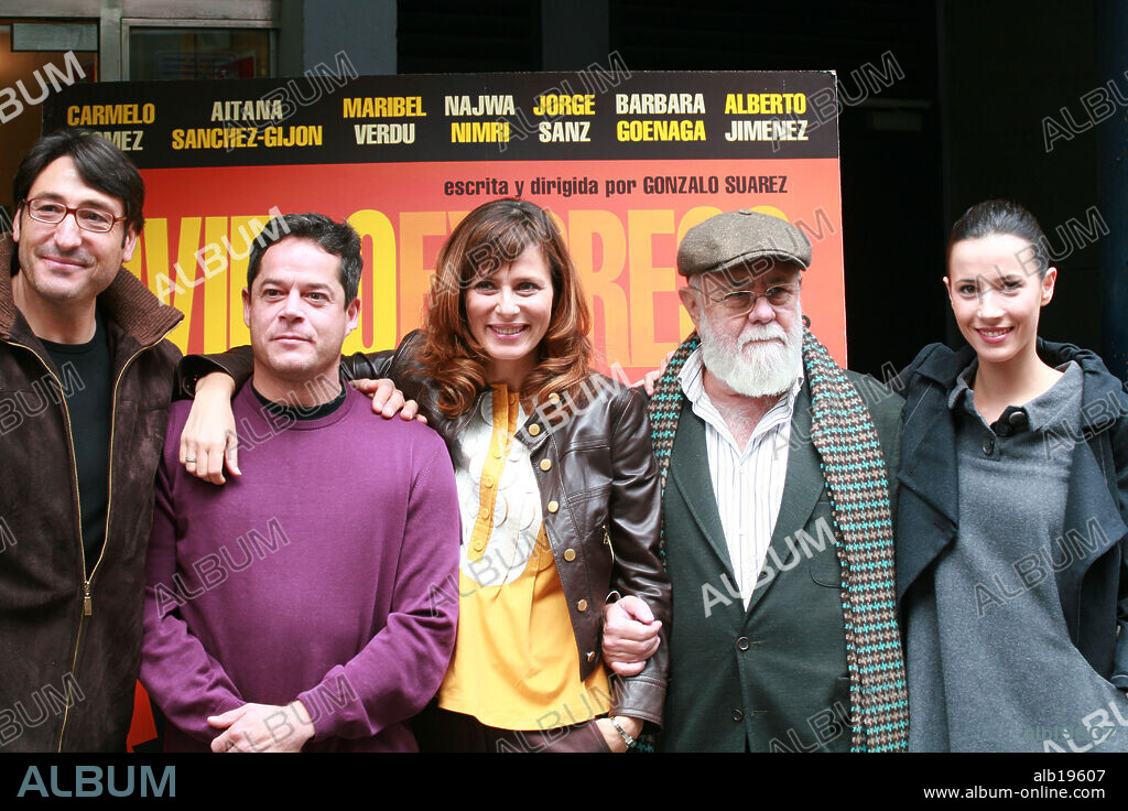 31/10/2007; Cine Renoir Floridablanca, Barcelona, Presentación de 'Oviedo Express' dirigida por Gonzalo Suárez, interpretada por Aitana Sánchez-Gijón, Carmelo Gómez, Bàrbara Goenaga y Jorge Sanz.
