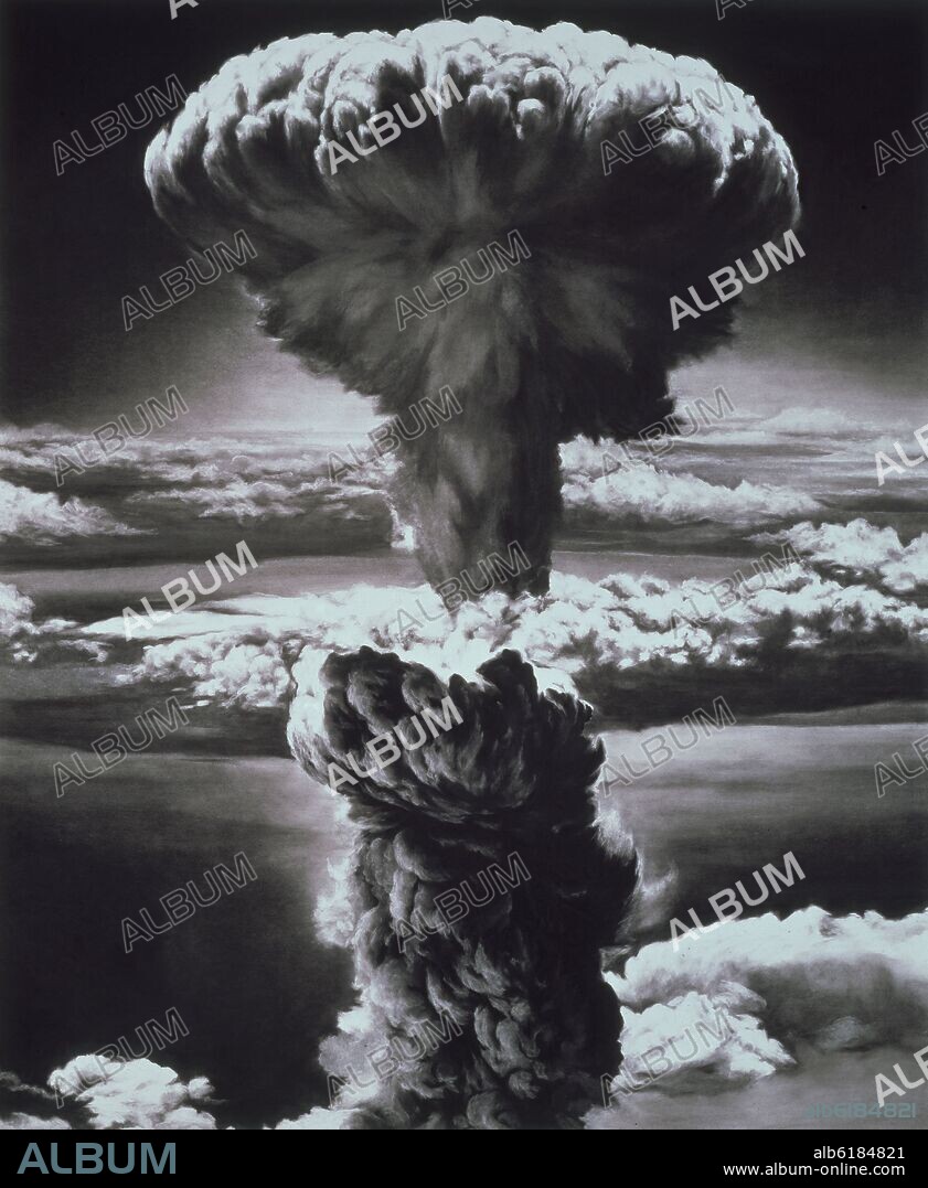 ROBERT LONGO. UNTITLED (NAGASAKI 1945) - 2003 - CARBONCILLO SOBRE PAPEL - 213 x175 - SERIE LUST OF THE EYE.