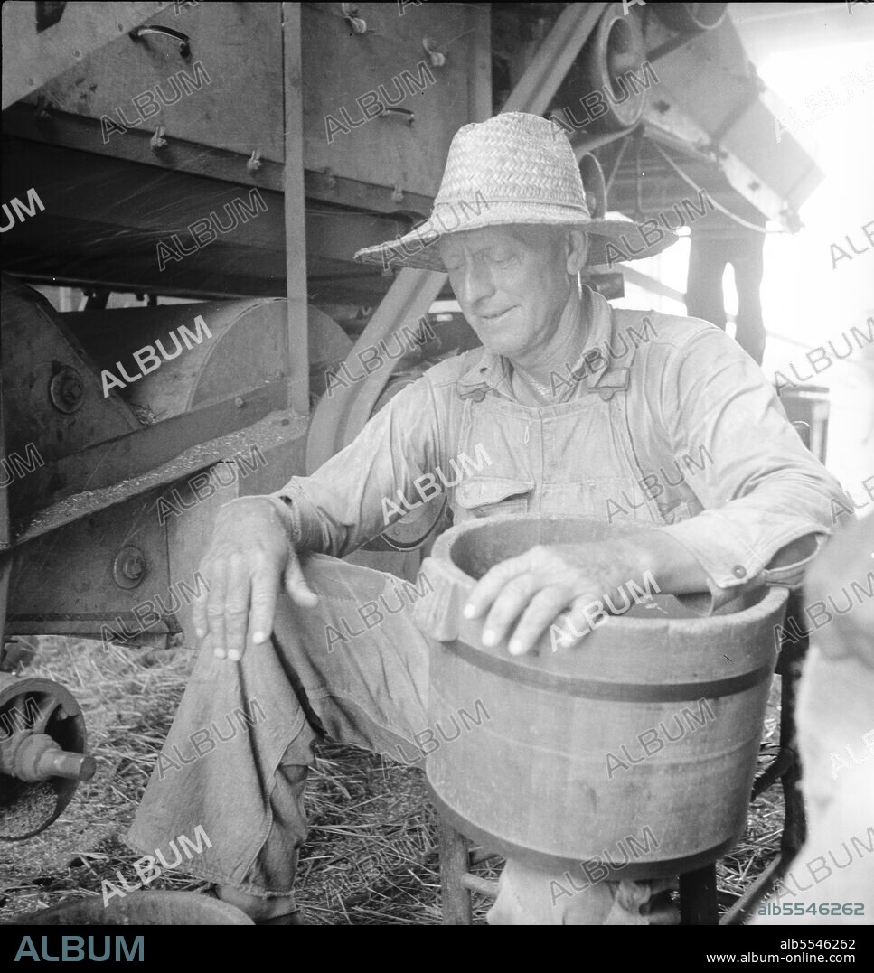 DOROTHEA LANGE. American farmer near Durham, North Carolina.