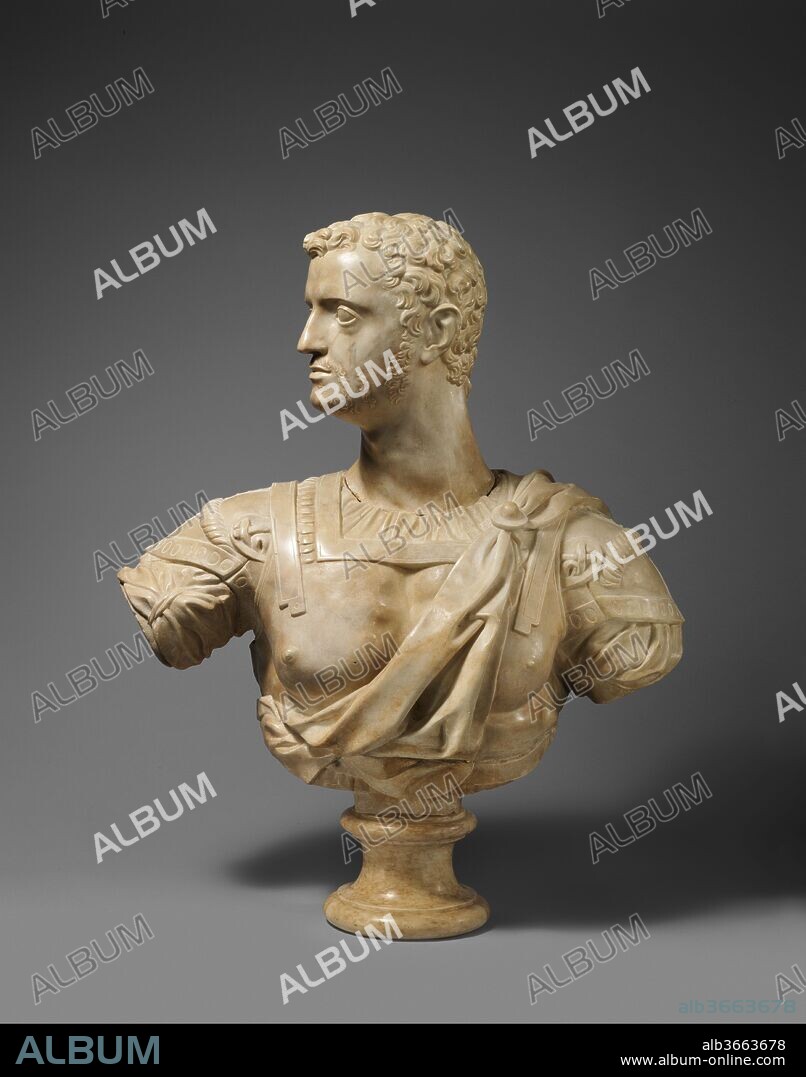 Cosimo I de' Medici (1519-1574), Duke of Florence. Artist: Baccio Bandinelli (Italian, Gaiole in Chianti 1493-1560 Florence). Culture: Italian, Florence. Dimensions: Overall (confirmed): H. 31 1/2 x W. 30 7/8 x D. 12 in. (80 x 78.4 x 30.5 cm);
Overall (height with socle): 37 3/4 in. (95.9 cm). Date: 1539-40.
In 1534, in rivalry with Michelangelo, Baccio Bandinelli carved the colossal Hercules and Cacus, a marble group that confronted the older sculptor's famous David (finished in 1504) on the Piazza della Signoria in Florence. With their stiff postures and lapidary precision, the figures of Bandinelli's group could not compete in grace and power with Michelangelo's youth. Over the years, Bandinelli created a unique, even idiosyncratic, Mannerist style (the style prevalent in Italy after the 1520s) and achieved considerable success, yet constantly strove to emerge from Michelangelo's shadow, and his competitive zeal intensified a tendency to exaggeration in his work. After the eighteen-year-old Cosimo de' Medici became duke of Florence in 1537, the sculptor found increasing favor in his native city as well as in Rome. Through ducal patronage, he was supported in such major projects as the tombs of the Medici popes Leo X and Clement VII (1536 - 41, church of Santa Maria sopra Minerva, Rome) and works in the chancel of Florence Cathedral (1545 - 60).
His bust of Cosimo in the Metropolitan is one of the earliest sculptural portraits of the duke, probably the first done all'antica (in antique fashion). The young duke began to grow a beard in the first year of his reign, as medals by Domenico di Polo bear witness. Crisply defined in marble, the wispy strands of facial hair place the subject in the early years of adulthood.[1] A chalk drawing by the Florentine painter Pontormo, probably made in the year of Cosimo's accession (Galleria degli Uffizi, Florence) displays the strong profile and confident demeanor seen in Bandinelli's bust. The duke's relative youth here is apparent when the Museum's portrait is compared with Bandinelli's better known bust of Cosimo from about 1543 - 44 (Museo Nazionale del Bargello, Florence), in which the subject's face has fleshed out and his manner become even more assured. Nonetheless, the artist went to great lengths in the early bust to confer authority on his subject. The sharp turn of the head, a motif found in many of Bandinelli's works, is meant to make Cosimo appear decisive; it appropriately echoes the pose of Michelangelo's Giuliano de' Medici, a famous seated, lifesize sculpture of a Medici youth of an earlier generation installed in 1534 in the Medici Chapel of the church of San Lorenzo, Florence. Duke Cosimo's antique regalia --  a laced cuirass and enveloping paludamentum, or robe of rank --  have ancient imperial associations. From the beginning of his reign Cosimo was particularly eager to be compared with Augustus Caesar. He owned a bust of the youthful emperor (today untraced) as well as ancient cameos of Augustus, all of which reflect his cult of the Roman ruler.[2]
An unusual feature of the Museum's bust, the separate carving of head and torso (which in turn is in three parts), is a known working method of Bandinelli, one that Giorgio Vasari noted in his Lives of the Artists, observing that it was frowned on by other sculptors: "It was the custom of Baccio [Bandinelli] to add pieces of marble both small and large to the statues that he executed, feeling no annoyance in doing this, and making light of it." [3] In fact, carving a bust in separate pieces was an ancient Roman practice, as Bandinelli would have known from examples he could study in Florence and Rome.[4] The odd truncation of his right arm might have necessitated --  or at least been compatible with --  the piecing of the marble.
Appropriately enough, Cosimo's bust came early into the possession of staunch supporters of the Medici, the Niccolini family of Florence. It is likely that it is the first item in a list of five busts inventoried in the house of Cavaliere Lorenzo Niccolini on January 5, 1795, after his death.[5] More than two centuries earlier, the house was in the possession of Giovanni Niccolini, and it is possible that the bust was there at that time. [footnote 6] We know that in the eighteenth century the bust still stood on a tall, divided and tapered, walnut pedestal (sgabello) a type that had frequently been used for the display of sculpture during the mid-sixteenth century. The original iron ring cemented into the unfinished back suggests that the piece was once attached to a wall. The 1795 Niccolini inventory documents that the original socle was of the same stone as the bust; the present one is a later replacement.
[Ian Wardropper. European Sculpture, 1400-1900, In the Metropolitan Museum of Art. New York, 2011, no. 19, pp. 66-67.]
Footnotes:
[1] Karla Langedijk. The Portraits of the Medici, Fifteenth-Eighteenth Centuries. 3 vols. Florence, 1981-87, vol. 1, pp. 495 - 500.
[2] For the lost bust of Augustus, see Kurt W. Forster. "Metaphors of Rule: Political Ideology and History in the Portraits of Cosimo I de' Medici." Mitteilungen des Kunsthistorischen Institutes in Florenz 15, no. 1 (1971), pp. 65-104, p. 88. For the cameos, see Wolf-Rudiger Megow. Kameen von Augustus bis Alexander Severus. Antike Münzen und geschnittene Steine 11. Deutsches Archäologisches Institut. Berlin, 1987, p. 166, a18, pl. 8, 6. The Metropolitan Museum collection contains a fine portrait cameo of Emperor Augustus dating between A.D. 41 and 54 (acc. no. 42.11.30).
[3] "Ed aveva Baccio per costume, nelle statue ch' e' faceva, di mettere de' pezzi piccoli e grandi di marmo, non gli dando noia il fare cio', e ridendosene." Giorgio Vasari. Le vite de' più eccellenti pittori, scultori ed archetettori. 2nd ed. 3 vols. Florence, 1568. 1906 ed., edited by Gaetano Milanesi. 9 vols. Florence, 1906, vol. 6, p. 174; English trans., Vasari 1568/1996, vol. 2, p. 293.
[4] For one example, an Antonine-era bust in Ostia, see Raissa Calza, ed. Scavi di Ostia. Vol. 5, I ritratti. Pt. 1, Ritratti greci e romani fino al 160 circa d.C. Rome, 1964, pp. 108 - 9, no. 187.
[5] A copy of the inventory (from the archives of the Niccolini family) is in the curatorial files of the Department of European Sculpture and Decorative Arts, Metropolitan Museum.
[6] The sixteenth- and seventeenth-century biographies of Giovanni Bandini by Raffaello Borghini and Filippo Baldinucci give information about the house of Giovanni Niccolini. See Raffaello Borghini. Il Riposo. Florence, 1584, p. 638; Filippo Baldinucci. Notizie dei professori del disegno da Cimabue in qua. Florence, 1681-1728. Reprint ed., 7 vols. Florence, 1845-47. [Reprint ed., vols. 1-5. Florence, 1974-75.], vol. 3, p. 67.
