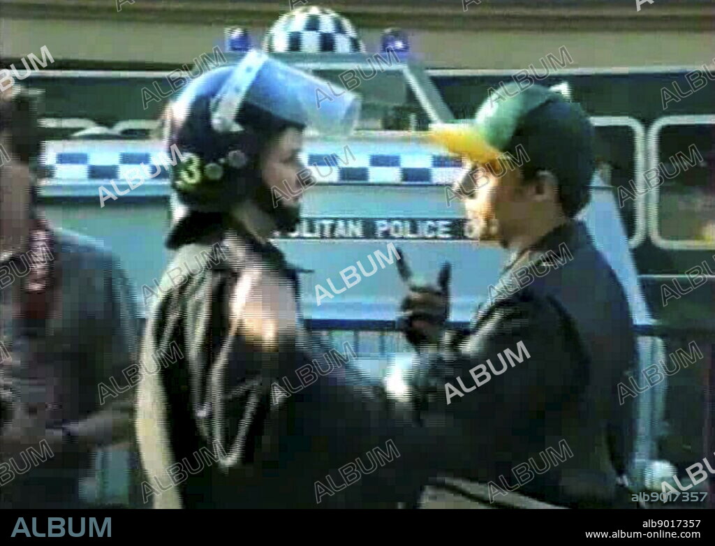 Photographs taken during the Poll Tax riots. The Poll Tax Riots were a series of riots in British towns and cities during protests against the Community Charge (poll tax), introduced by Prime Minister Margaret Thatcher.