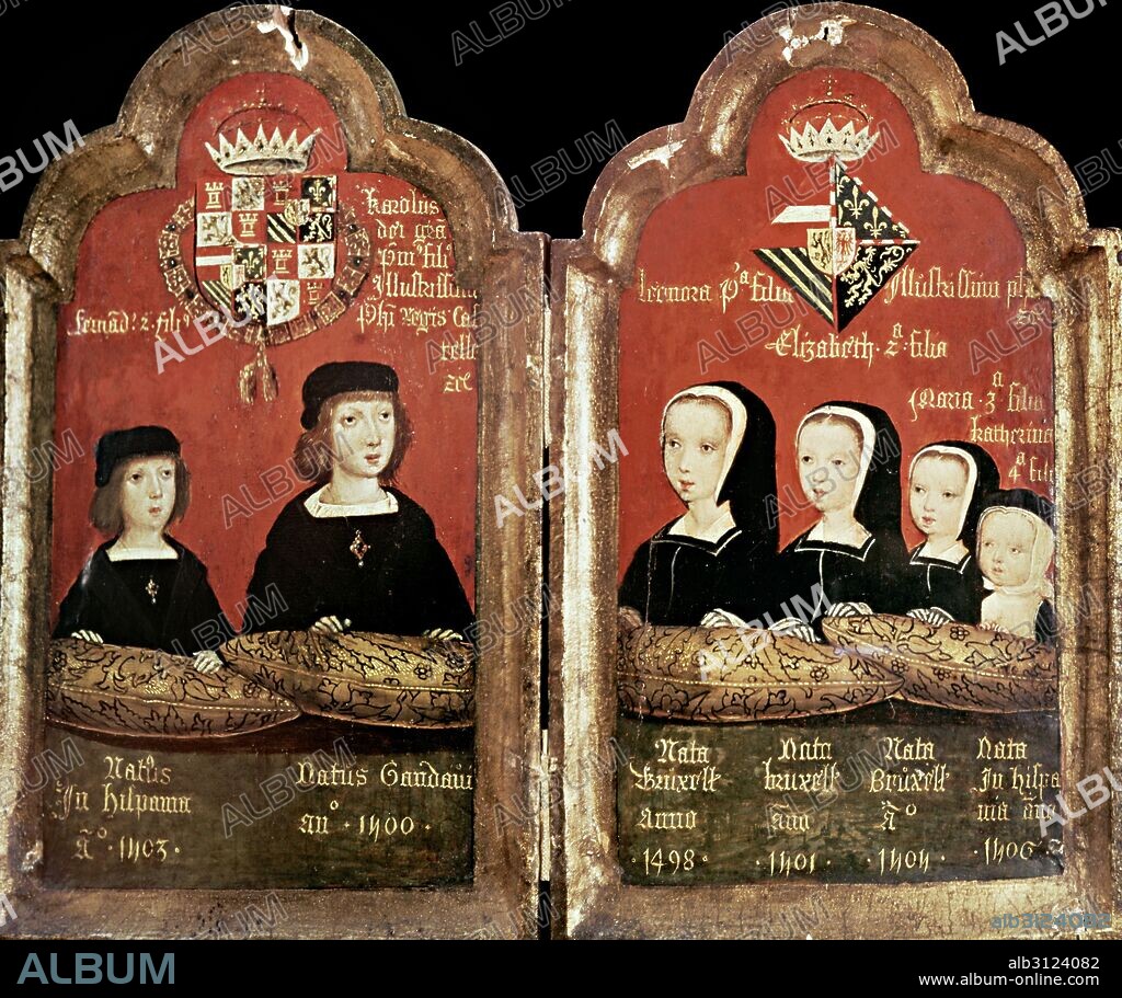 'The children of Philipp I (and his wife Juana la Loca', 16th century.