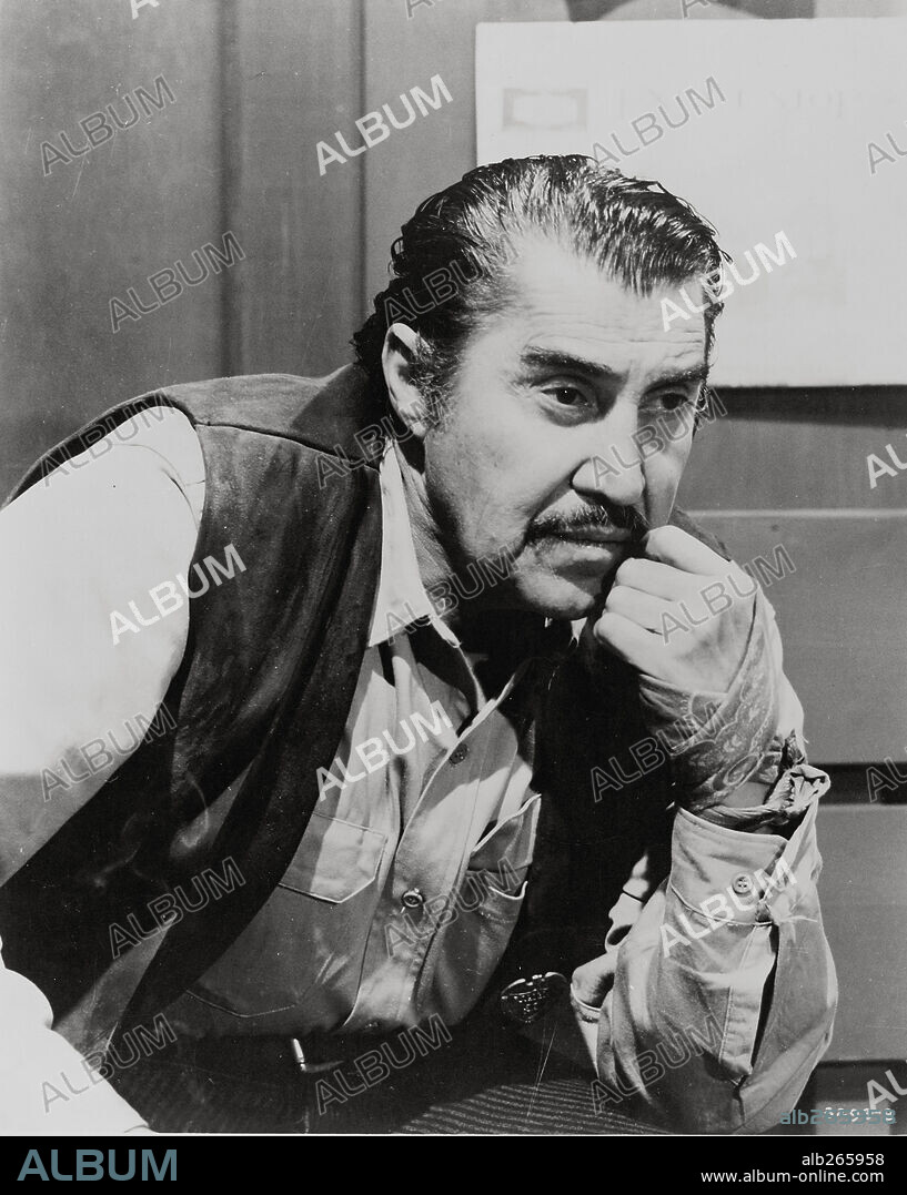EMILIO FERNANDEZ in THE REWARD, 1965, directed by SERGE BOURGUIGNON. Copyright 20TH CENTURY FOX.