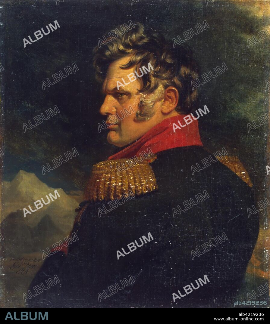 GEORGE DAWE. 'Portrait of Alexei P. Yermolov (1772/77-1861)'. The Military Gallery of the Winter Palace. No later than 1825. Dimensions: 70x62,5 cm.