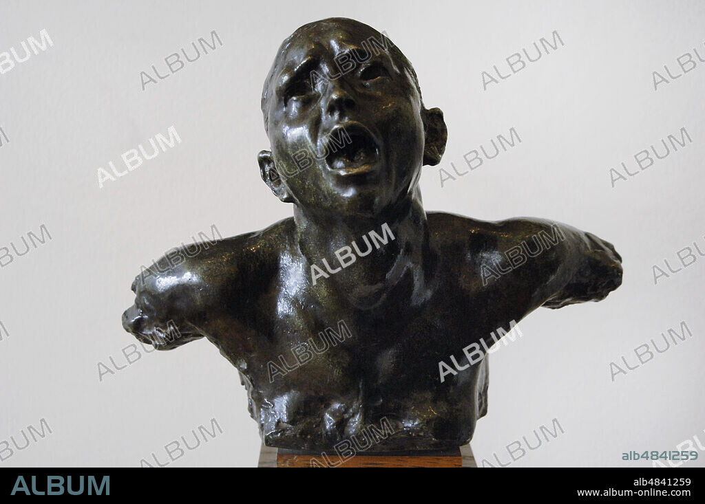 Auguste Rodin (1840-1917). Escultor francés. El Grito, hacia 1886. Bronce, fundido por Georges Rudier. Museo Rodin. París. Francia.