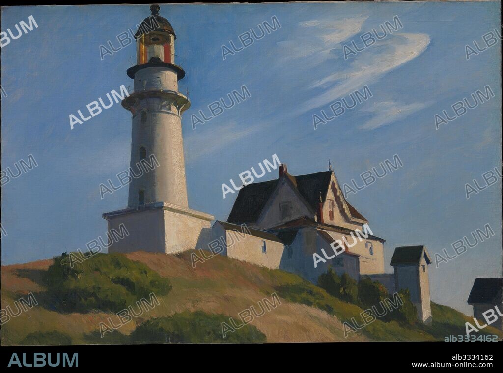 EDWARD HOPPER. The Lighthouse at Two Lights.