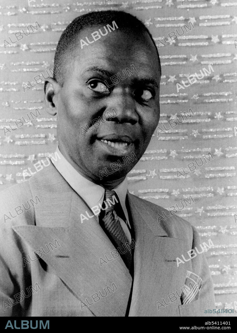 Bill (Bojangles) Robinson (May 25, 1878 - November 25, 1949) was an African-American tap dancer, actor, and singer. His career mirrored changes in American entertainment tastes and technology; minstrel shows, vaudeville, Broadway theatre, the recording industry, Hollywood films, radio and television. He is best known for his dancing with Shirley Temple in a series of 1930s films, and for starring in the musical Stormy Weather (1943), loosely based on his own life. Despite being the highest-paid black performer of the time, Robinson died penniless, and his funeral was paid for by longtime friend Ed Sullivan. Carl Van Vechten, 1941 (cropped and cleaned).