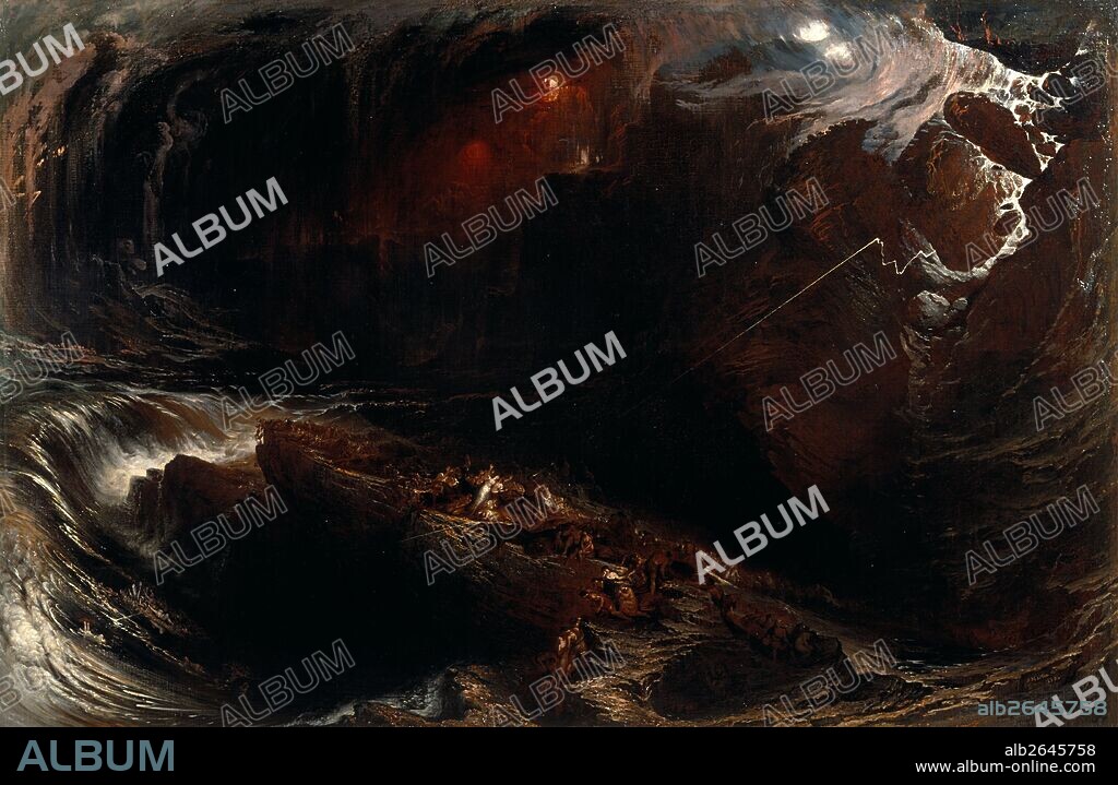 The Deluge Signed and dated, lower right: "J. Martin. | 1834", John Martin, 1789-1854, British.