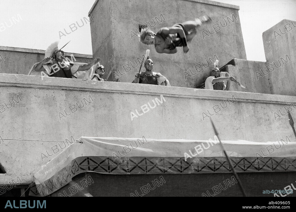 GIULIANO GEMMA in THE TITANS, 1962 (ARRIVANO I TITANI), directed by DUCCIO TESSARI. Copyright VIDES CINEMATOGRAFICA.