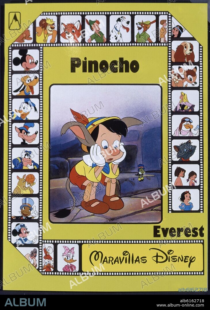 PORTADA DEL CUENTO DE PINOCHO.
