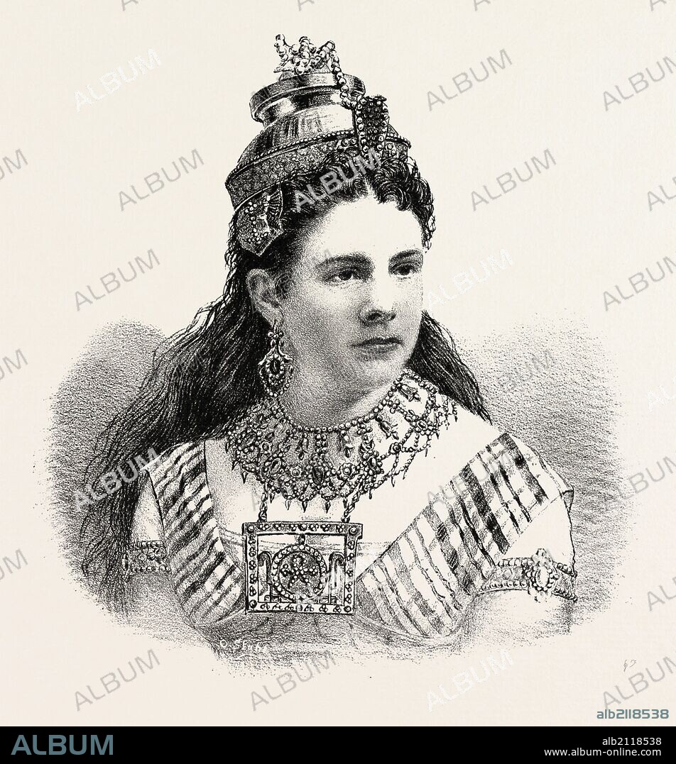 ANNIE LOUISE CARY was born in Wayne, Maine. In 1866, she went to Italy and studied in Milan with Giovanni Corsi until January 1868. That year, she made her debut in Italian opera as a profundo contralto in Copenhagen under the direction of Achille Lorini. The following summer was spent at Baden-Baden in study with Pauline Viardot, and in the autumn she began an engagement for Italian opera at Stockholm under the direction of Ferdinand Strakosch. she was engaged to sing at the Royal Swedish Opera, and sang her part in Italian to the Swedish of the other artists. The following summer she spent in Paris, studying with Giovanni Bottesini, a conductor and contra-bassist. In the autumn she went to Brussels to sing in Italian opera, and there made a contract with Messrs. Maurice and Max Strakosch for three years in the United States. In the winter of 1869/70 she studied in Paris, and during the spring in London with Henry C. Deacon, and sang at Drury Lane Theatre. She made her first New York appearance in September 1870 in concert at Steinway Hall with Nilsson, Vieuxtemps, and Brignoli. Appearing with Carlotta Patti, Mario, Albani, and others in America, until the winter of 1875/76, when she visited Moscow and St. Petersburg, and repeated the tour in the following winter. Returning to America for the seasons of 1877-78 and 1878-79, she sang in opera with Clara Louise Kellogg and Marie Rose, under the management of director Strakosch. The three seasons following were given to opera with the Mapleson company, and to concerts and festivals in great variety. She sang at all the festivals given in New York, Boston, Cincinnati, Chicago, and Worcester. She also sang frequently in oratorio, and regularly participated in the concerts of the Brooklyn Philharmonic Society. She married Charles Monson Raymond on June 29, 1882, at the time she retired, she was the most popular singer in America.