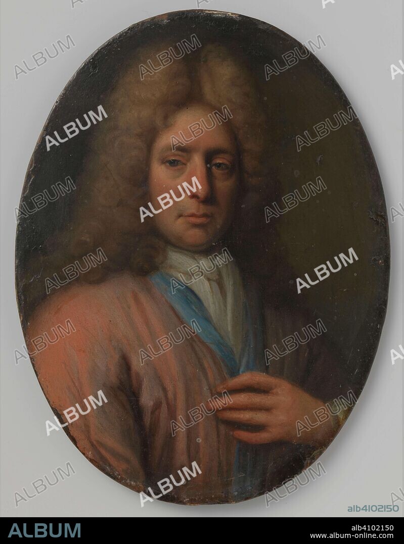 JAN VERKOLJE (I). Portrait of a Man, perhaps a Self Portrait. Dating: 1670 - 1693. Measurements: h 19 cm × w 14 cm; d 4.7 cm.