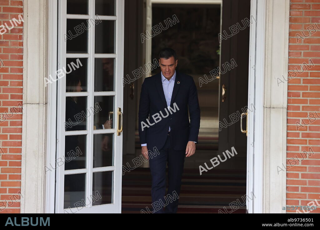 Madrid, 10/10/2022. Moncloa Palace. Meeting between the President of the Government Pedro Sánchez and the leader of the PP, Alberto Núñez Feijóo. Photo: Jaime García. ARCHDC.